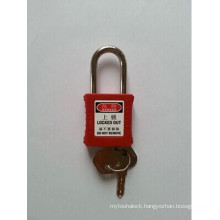 CE Certificate ABS body safety padlock with master keys & differ keys